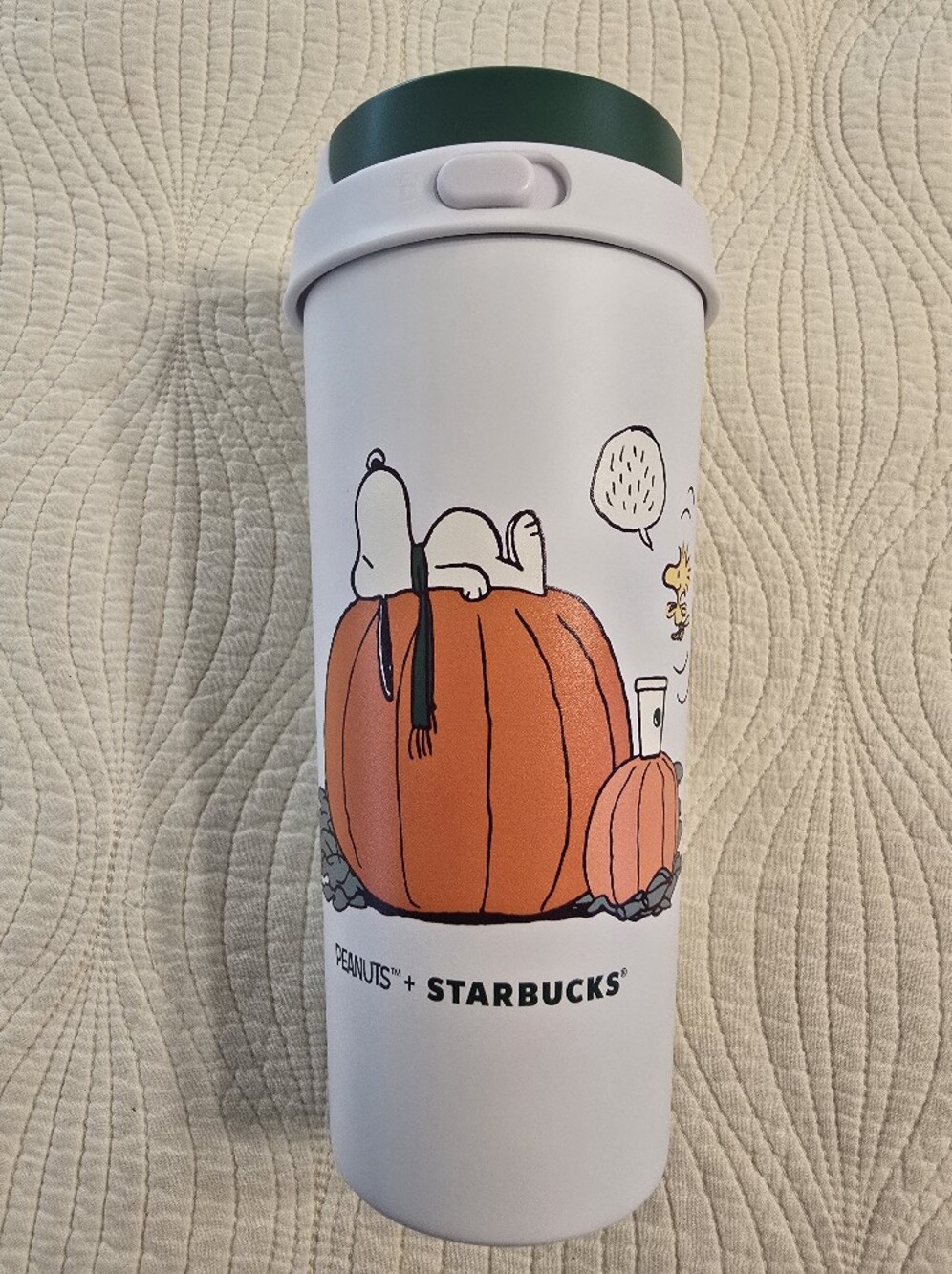 NIB Starbucks 2026 The Great Pumpkin PSL Stainless Steel Travel Tumbler